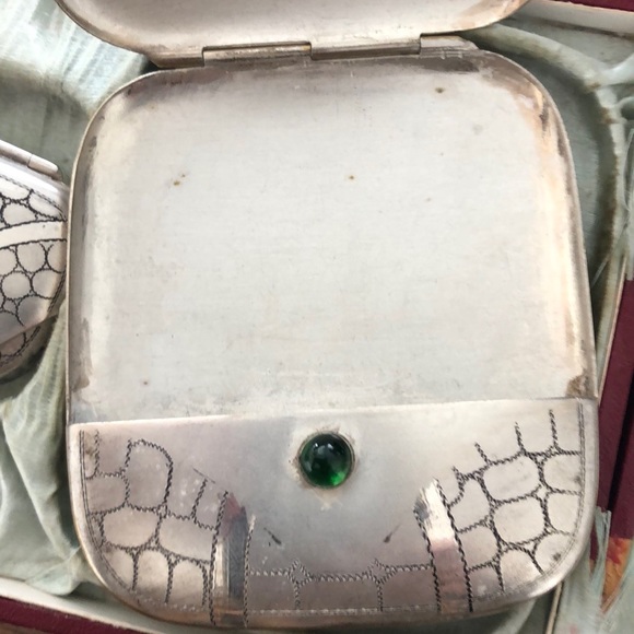 Antique Cigarette Case and Vesta Set - Picture 11 of 11